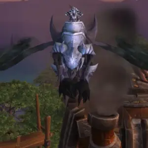 Sinful Gladiator's Soul Eater mount with Hunter Elite PvP Set in World of Warcraft