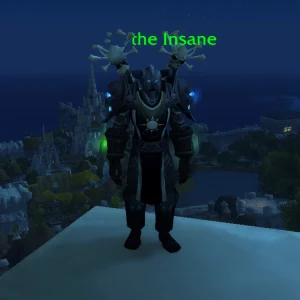 Dreadnaught Tier 3 Set paired with Arcanite Ripper weapon in World of Warcraft