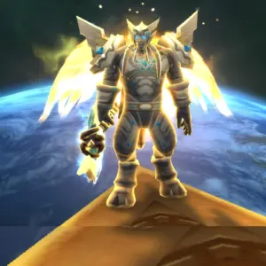 Redemption Paladin Tier 3 set with Shadowmourne legendary weapon in World of Warcraft
