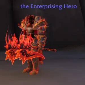 The Enterprising Hero Mythic+ Rank 1 Title in World of Warcraft