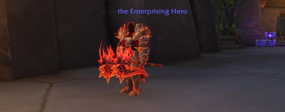 The Enterprising Hero Mythic+ Rank 1 Title in World of Warcraft