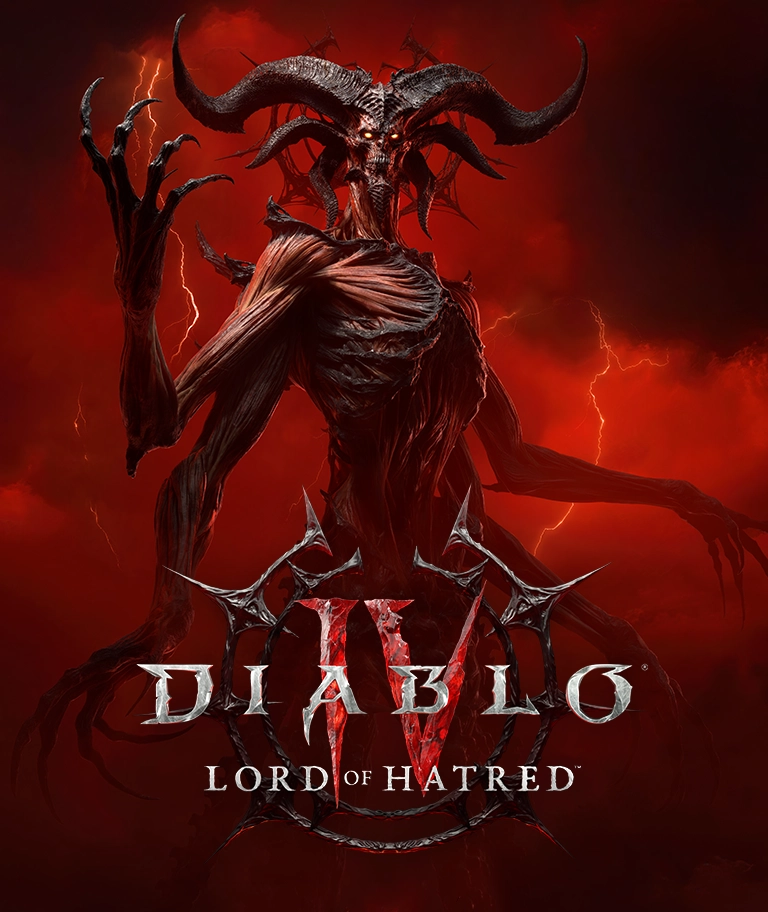 Diablo 4 Vessel of Hatred expansion artwork with dark fantasy environment