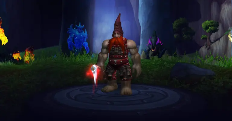 Character wearing great looking current gear with a stylish PvE transmog in World of Warcraft