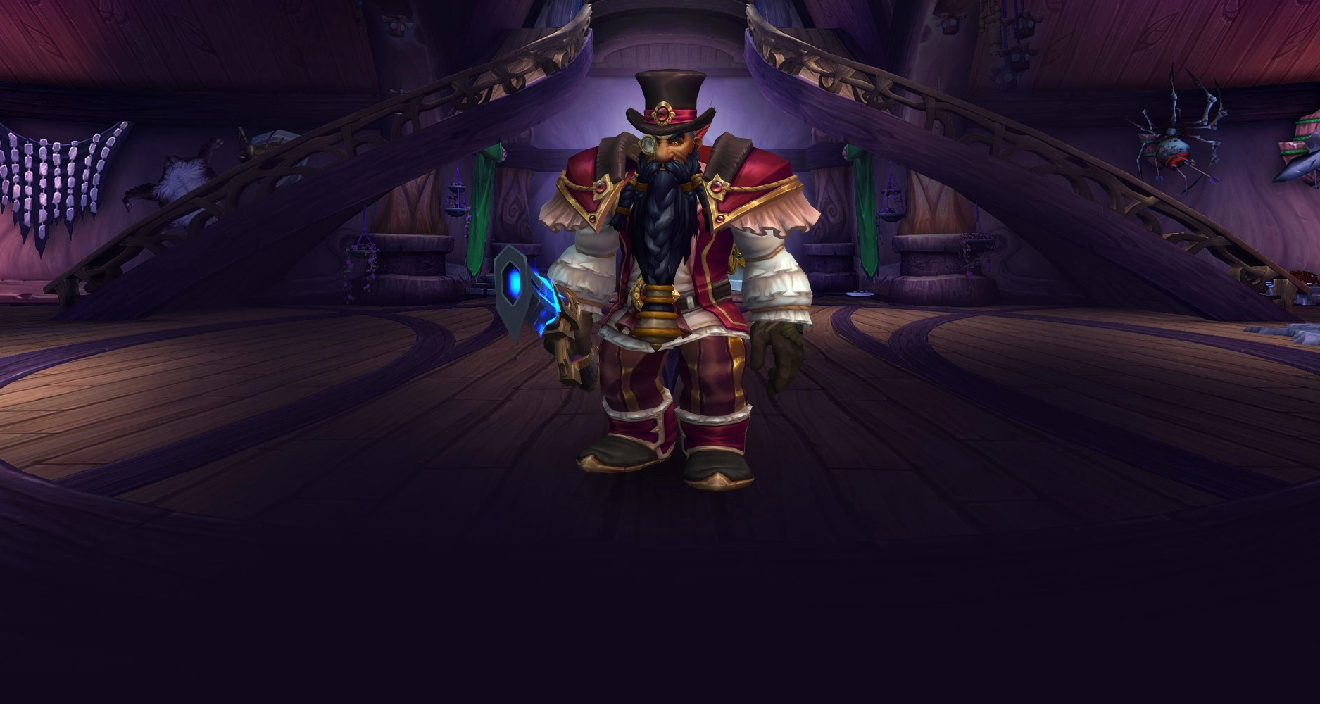 aCharacter wearing great looking current gear with a stylish PvE transmog in World of Warcraft
