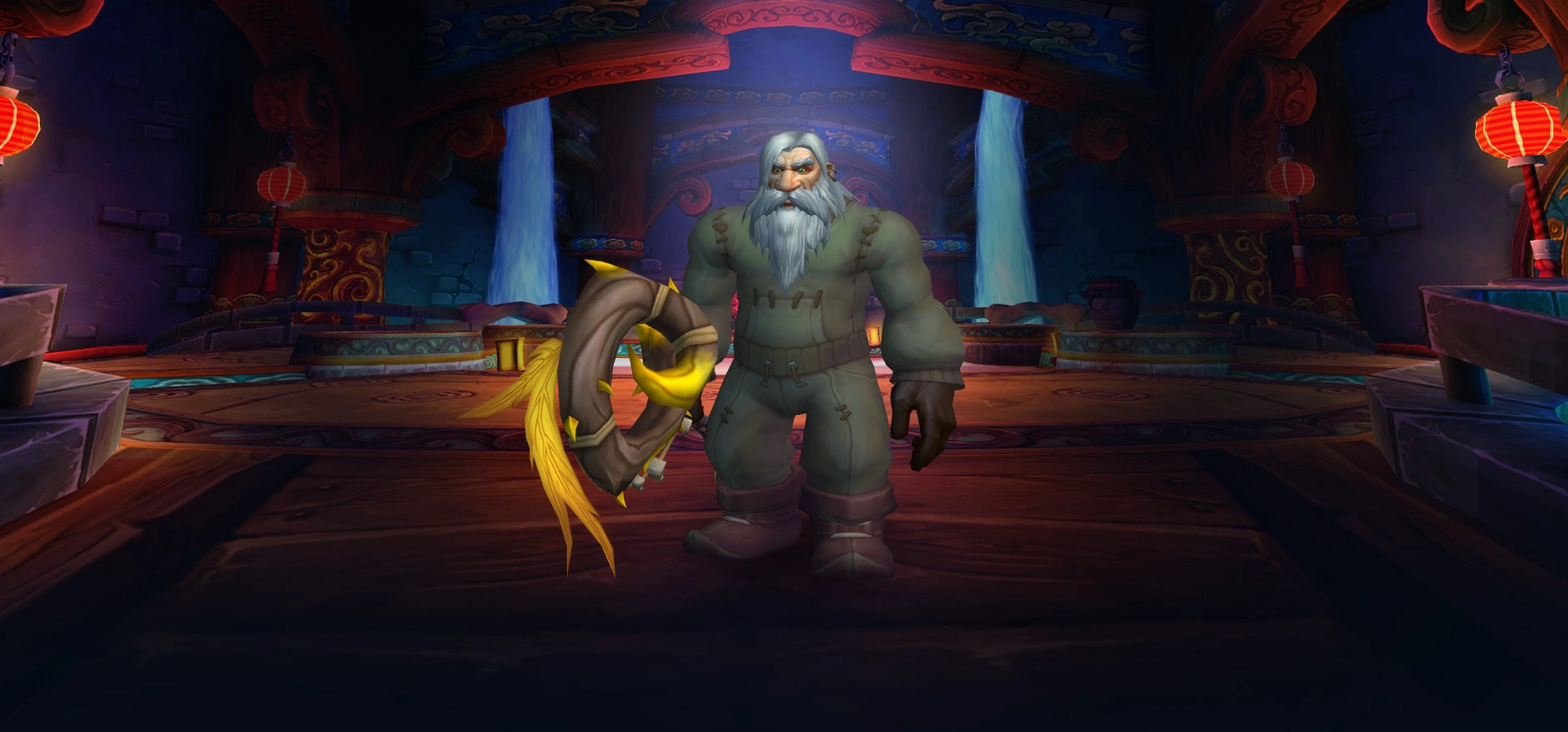 Character wearing great looking current gear with a stylish PvE transmog in World of Warcraft