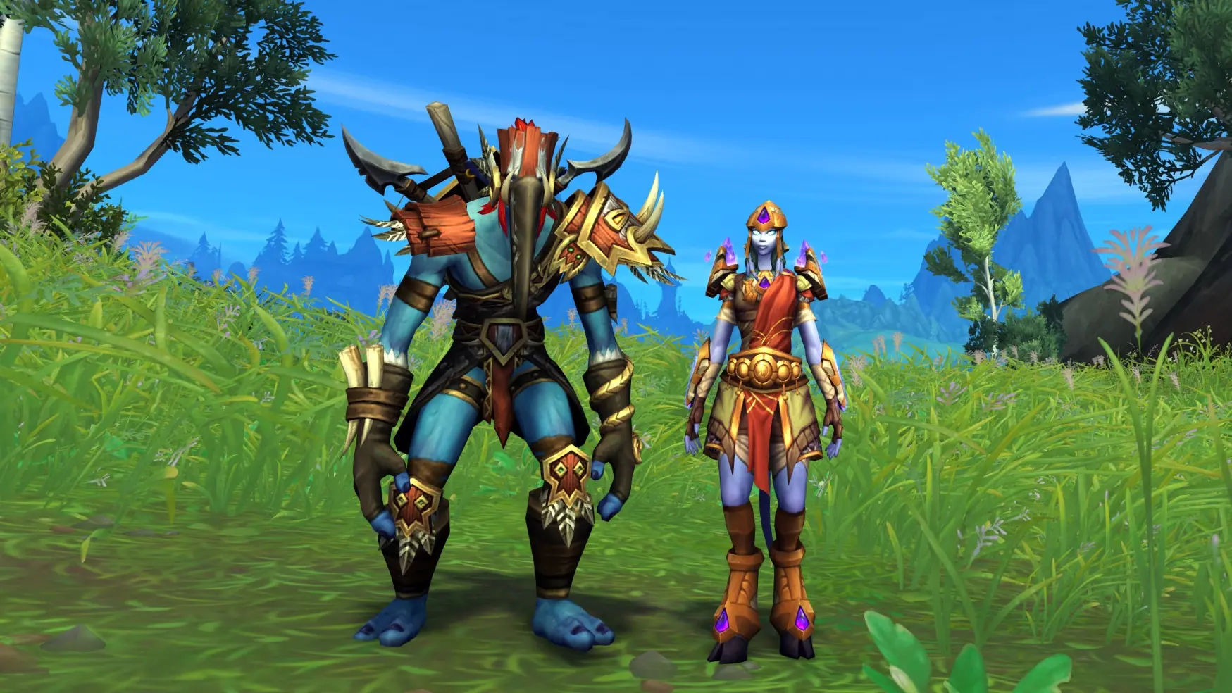 Troll and Draenei Heritage armor Troll and Draenei Heritage Armor